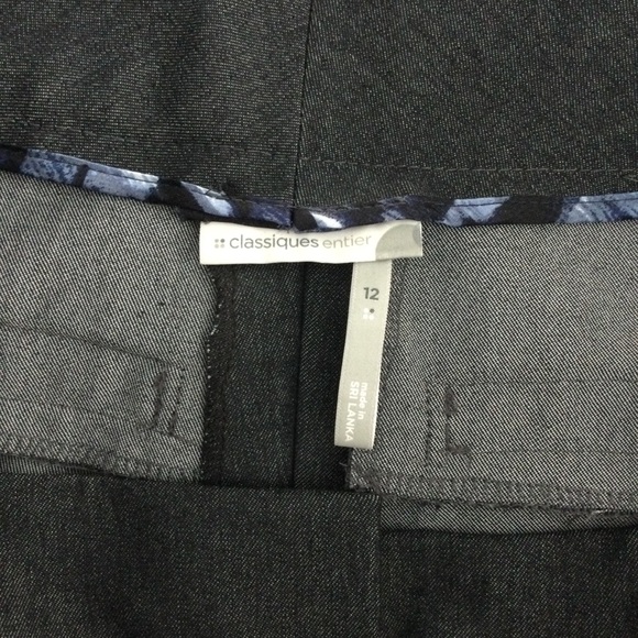 Classiques Entier Pantsuit Dark Denim Blue Color Size 12 - Picture 12 of 13